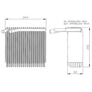 изпарител за климатик NRF 36027 