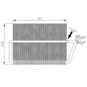 изпарител за климатик NRF 36070 