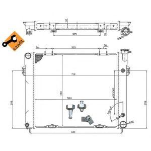 воден радиатор NRF 50202 