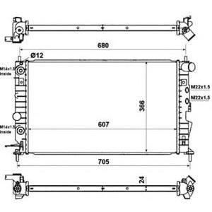 воден радиатор NRF 50219 