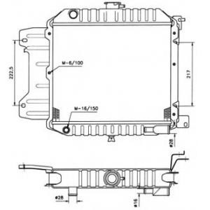 воден радиатор NRF 504067 
