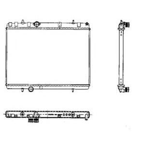воден радиатор NRF 50435 