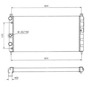воден радиатор NRF 50560 