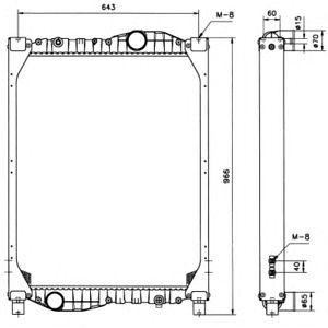 воден радиатор NRF 51588 