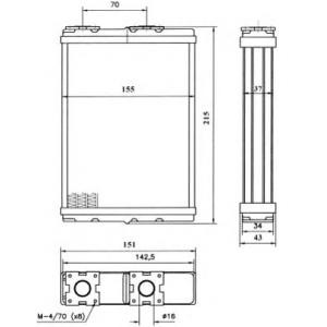 радиатор за парно NRF 52102 