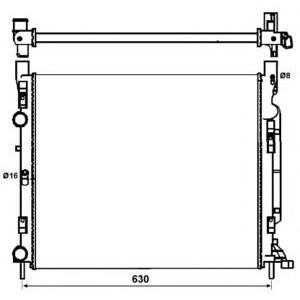 воден радиатор NRF 53002 