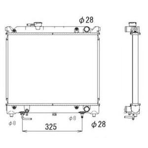 воден радиатор NRF 53280 