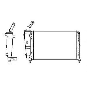 воден радиатор NRF 53619 
