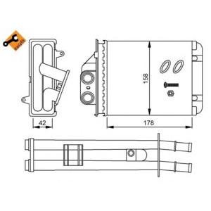 радиатор за парно NRF 53641 
