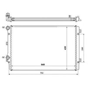 воден радиатор NRF 53816 