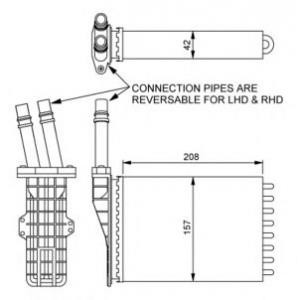 радиатор за парно NRF 54245 