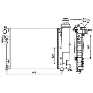воден радиатор NRF 58067 