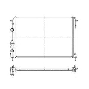 воден радиатор NRF 58175