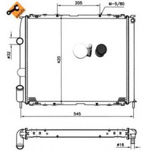 воден радиатор NRF 58194