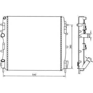воден радиатор NRF 58316 