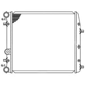 воден радиатор NRF 58337 