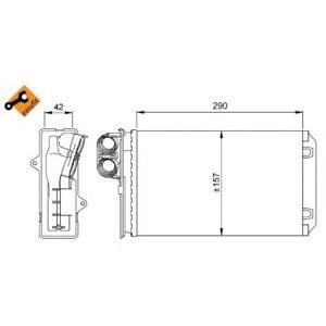 радиатор за парно NRF 58639 