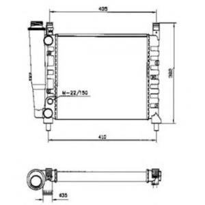 воден радиатор NRF 58730 