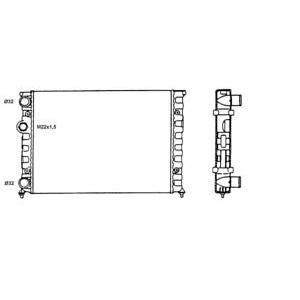 воден радиатор NRF 58819
