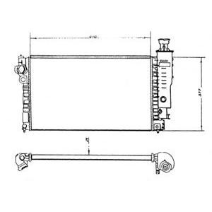 воден радиатор NRF 58891