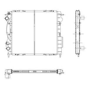 воден радиатор NRF 58934 