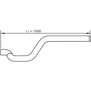 изпускателна тръба DINEX 47686 