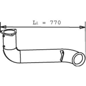 изпускателна тръба DINEX 22723 