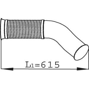 изпускателна тръба DINEX 68090 