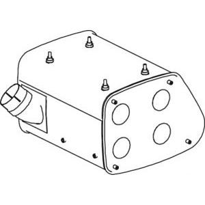 средно, задно гърне DINEX 49374