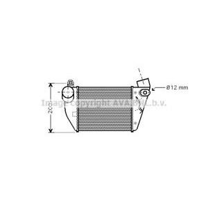 интеркулер (охладител за въздуха на турбината) AVA QUALITY COOLING AI4224 