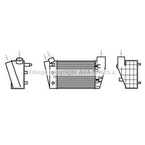 интеркулер (охладител за въздуха на турбината) AVA QUALITY COOLING AIA4188