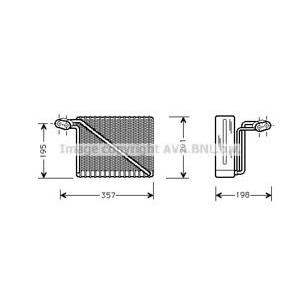 изпарител за климатик AVA QUALITY COOLING AIV148 