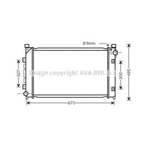 воден радиатор AVA QUALITY COOLING AU2163 