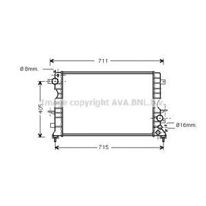 воден радиатор AVA QUALITY COOLING AU2165 