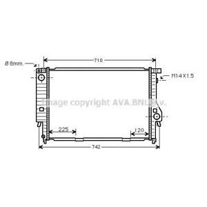 воден радиатор AVA QUALITY COOLING BW2095 