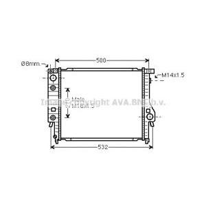 воден радиатор AVA QUALITY COOLING BW2099 