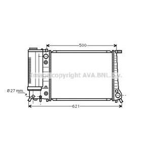 воден радиатор AVA QUALITY COOLING BW2106 
