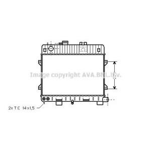 воден радиатор AVA QUALITY COOLING BW2110 