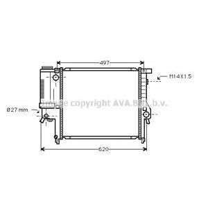 воден радиатор AVA QUALITY COOLING BW2124