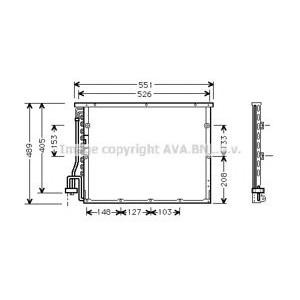 радиатор за климатик AVA QUALITY COOLING BW5148 