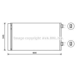 кондензатор, климатизация AVA QUALITY COOLING BW5414