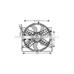 вентилатор, охлаждане на двигателя AVA QUALITY COOLING BW7525