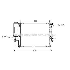 воден радиатор AVA QUALITY COOLING BWA2186 