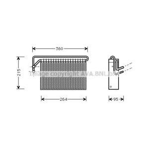 изпарител за климатик AVA QUALITY COOLING BWV024 