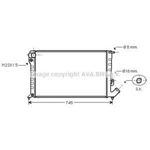 воден радиатор AVA QUALITY COOLING CN2152 