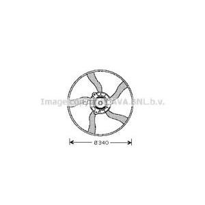 вентилатор, охлаждане на двигателя AVA QUALITY COOLING CN7532 