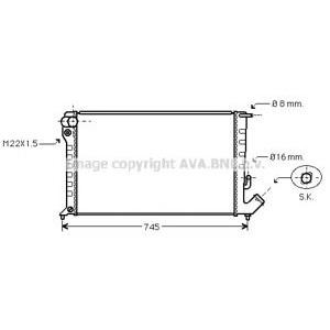 воден радиатор AVA QUALITY COOLING CNA2153 
