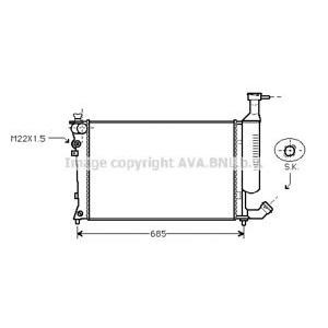 воден радиатор AVA QUALITY COOLING CNA2168 