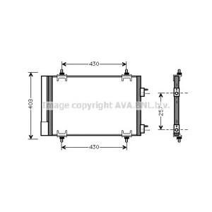 радиатор за климатик AVA QUALITY COOLING CNA5230