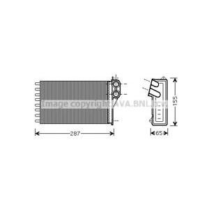 топлообменник, отопление на вътрешното пространство AVA QUALITY COOLING CNA6232 